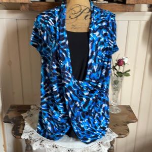 Cato large wrap style blouse